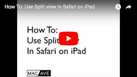 How To: Use Split view in Safari on iPad