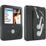 DLO Jam Jacket with Cord Management for 3G iPod Nano - Black Silicone