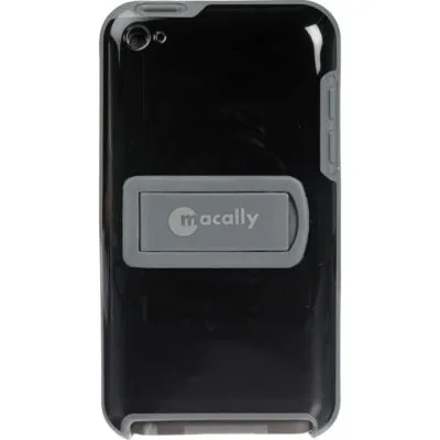 Protective CASE & STAND for iPod touch 4G Black/Gray by Macally