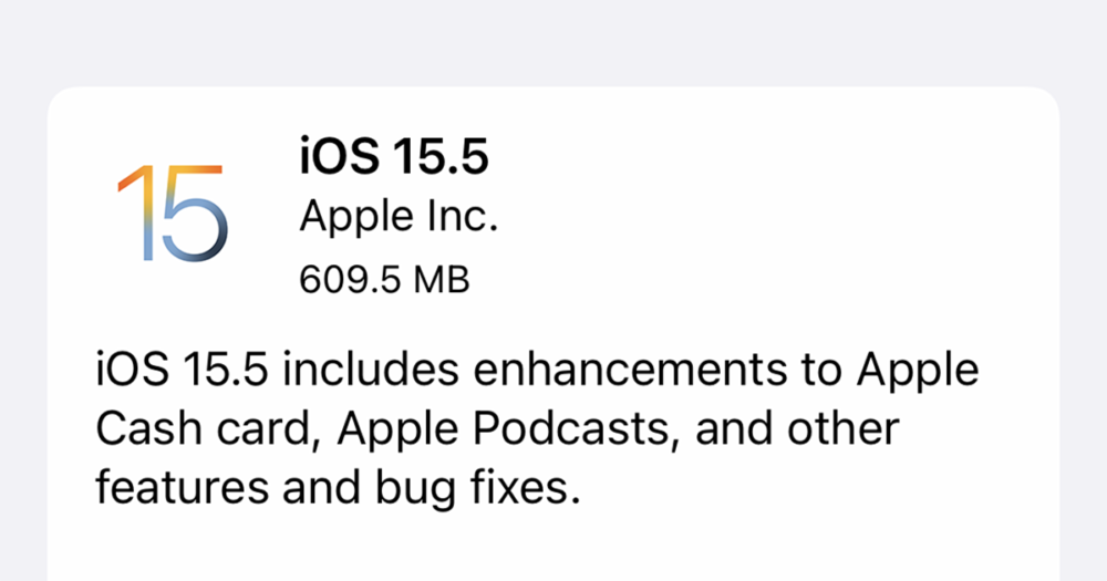 iOS 15.5 update is now available for iPhone
