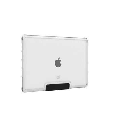 Urban Armor Gear Lucent Series MacBook Air 13" (M2/M3) (2022-2024) Case - Ice/Black - For Apple MacBook Air - Dot Pattern - Ice, Black - Drop Resistant, Impact Resistant, Dent Resistant, Scratch Resistant, Scuff Resistant - 13.6"