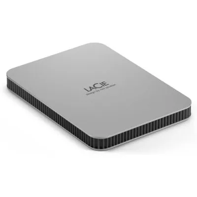 LaCie Mobile Drive 1TB External Hard Drive – Moon Silver