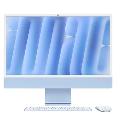 CTO iMac 24-inch with Retina 4.5K display: Apple M4 chip with 8-core CPU, 8-core GPU, 16GB, 1TB SSD - Blue