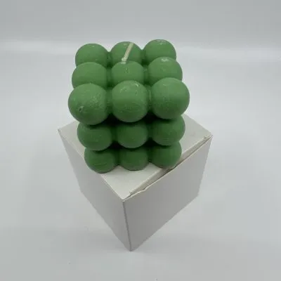 Scented Aromatherapy Bubble Candle - Green
